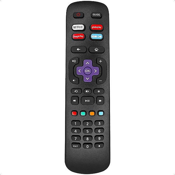Controle Remoto Compatível com Roku Smart PTV40G65RCH