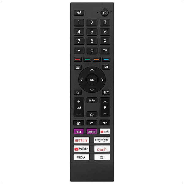 Controle Remoto Compatível com Smart Tv Toshiba Netflix Youtube