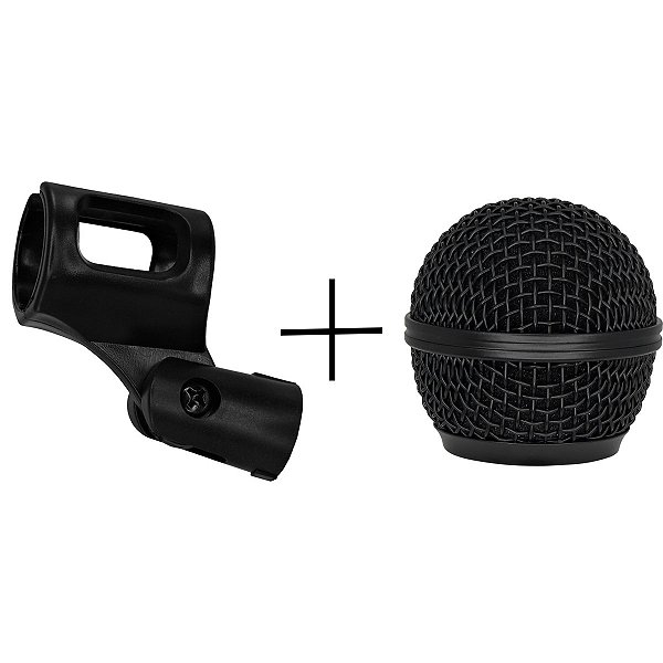 Kit Para Audio De Suporte E Grade Protetora Para Microfones