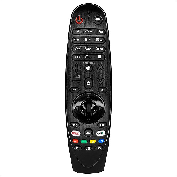 Controle Remoto Compatível Com TV LG Botões De Streaming Pra Amazom