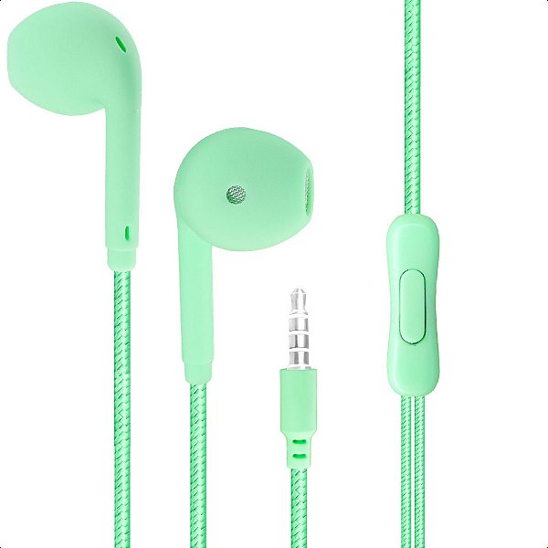 Fone de Ouvido P3 com Microfone Intra-Auricular e Alta Qualidade de Áudio