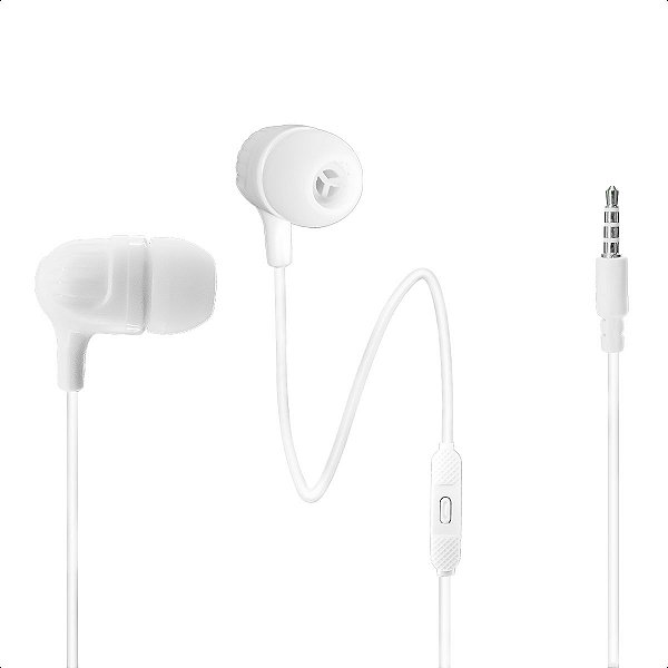 Fone De Ouvido Com Fio e Com Microfone Alta Resolução P3 Extra Bass
