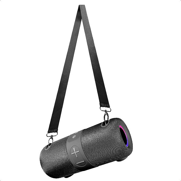 Caixa De Som Portátil Bluetooth Com Alça Recarregável Rgb