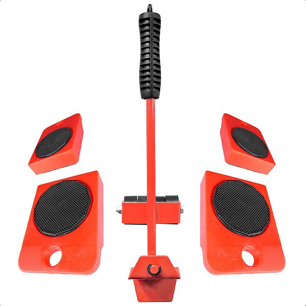 Kit suporte rodinhas movedor para moveis pesados 150kg