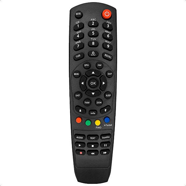 Controle Remoto Compatível Para Receptor Azamérica S922 Mini