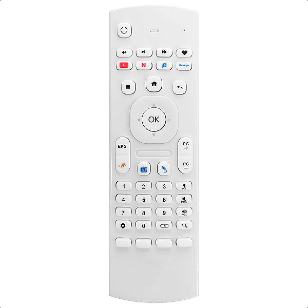 Controle Remoto Compatível Com Receptor Btv Com Teclado X / BX / B10 / B11