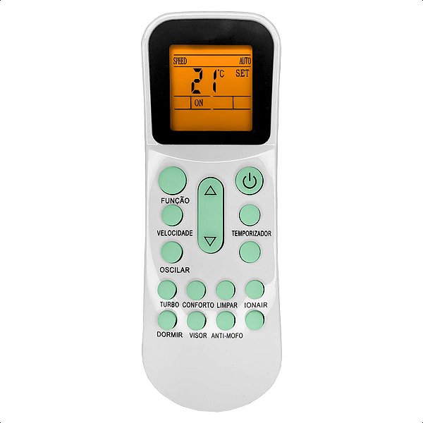 Controle Remoto Compatível Com Ar Condicionado Elgin