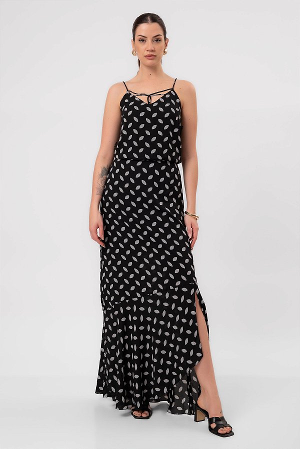 VESTIDO LONGO FLORENCE PRETO