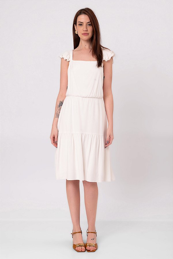 VESTIDO MILLIE OFF WHITE