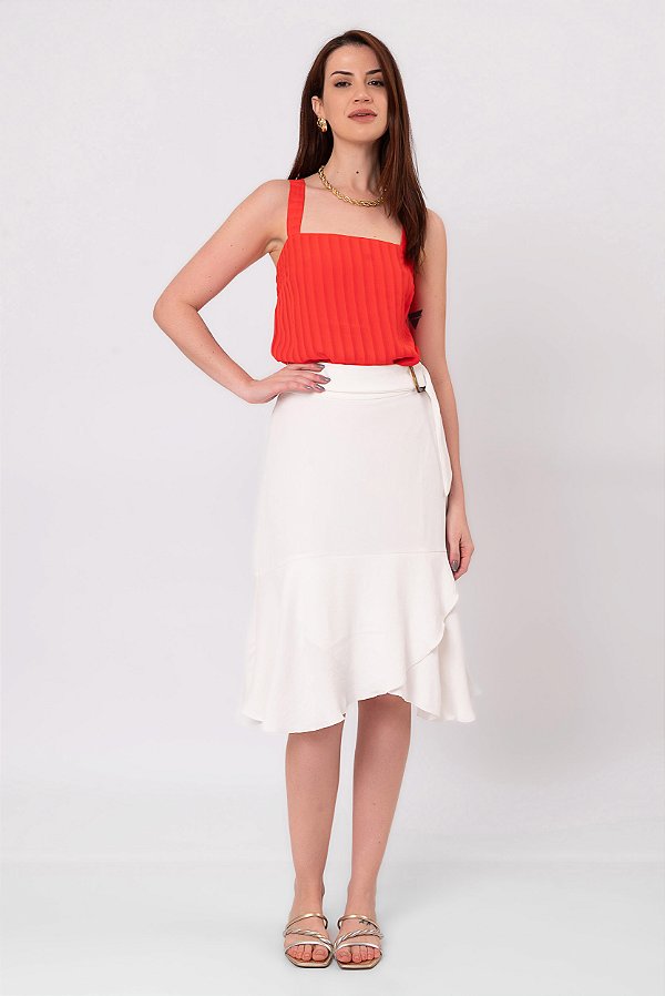 SAIA MIDI ITÁLIA OFF WHITE