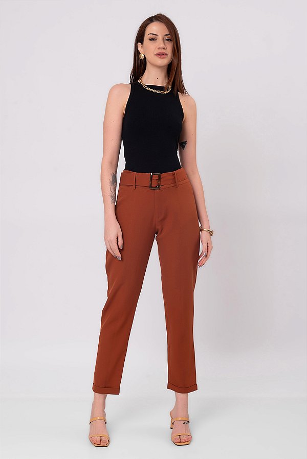 CALÇA SKINNY MILENA CARAMELO