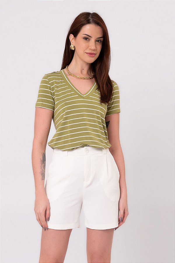 BLUSA T-SHIRT KARINA VERDE