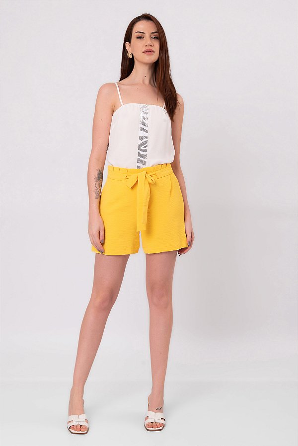 SHORT HELLEN AMARELO