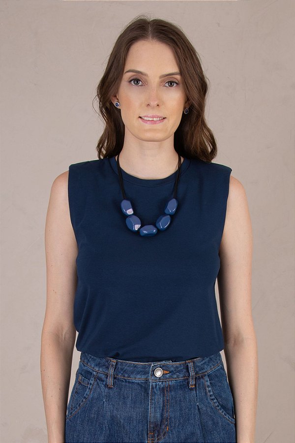 REGATA OMBREIRA PRIME COTTON MARINHO