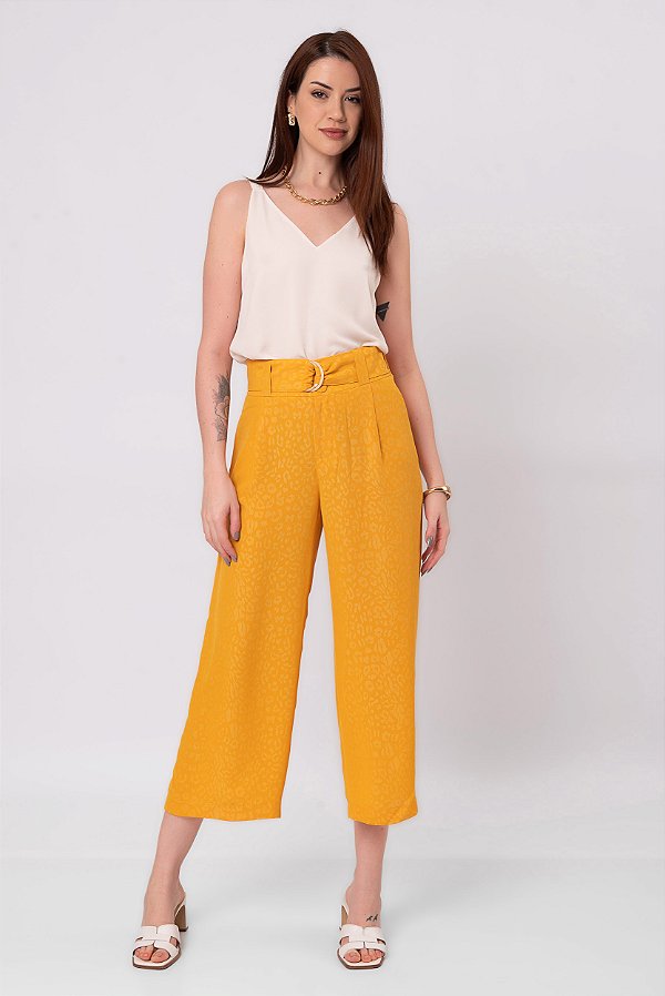 CALÇA PANTACOURT ANDREZA MANGO
