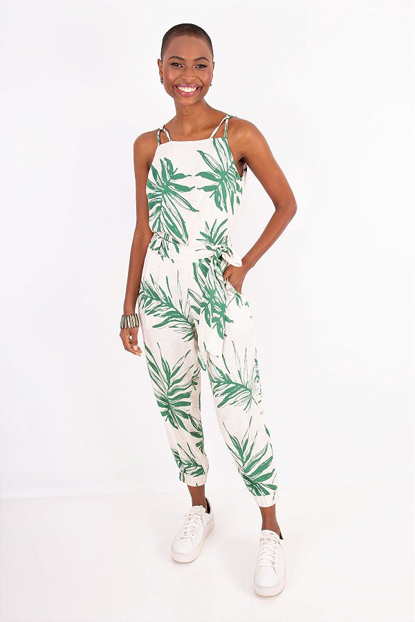 CALÇA NEW TROPICAL GREEN