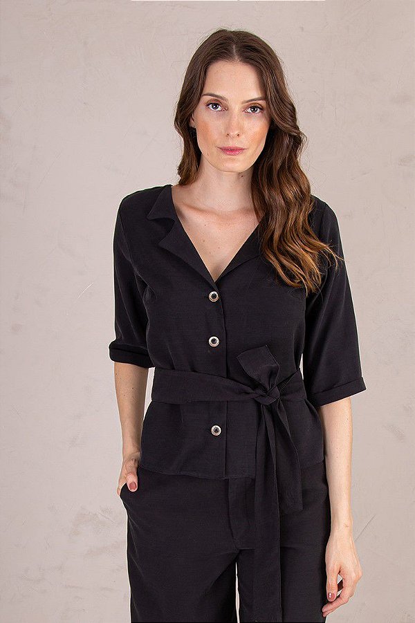CAMISA TALITA PRETO