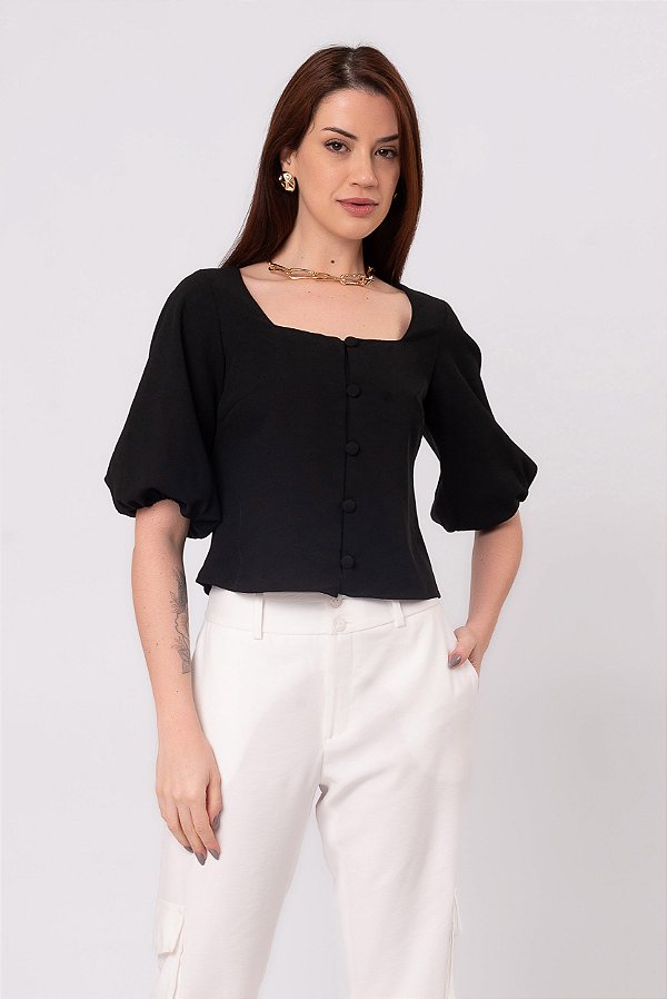 BLUSA LONDRES PRETO
