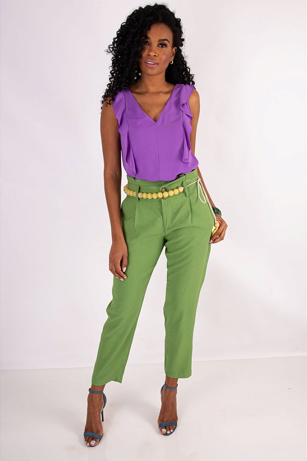 CALÇA NEW MARY VERDE