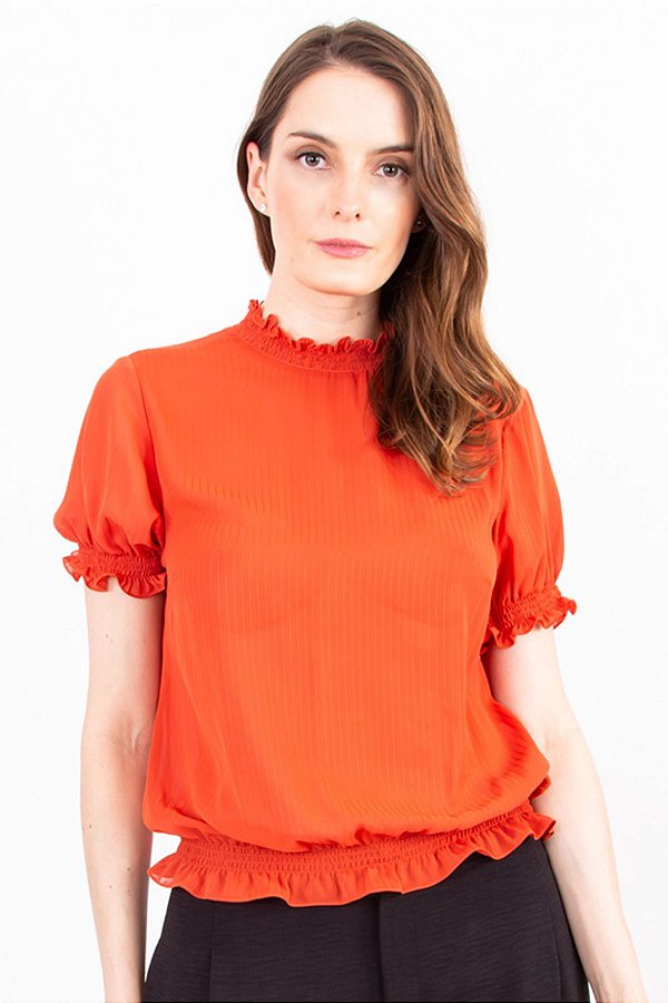 BLUSA GLÓRIA DAMASCO