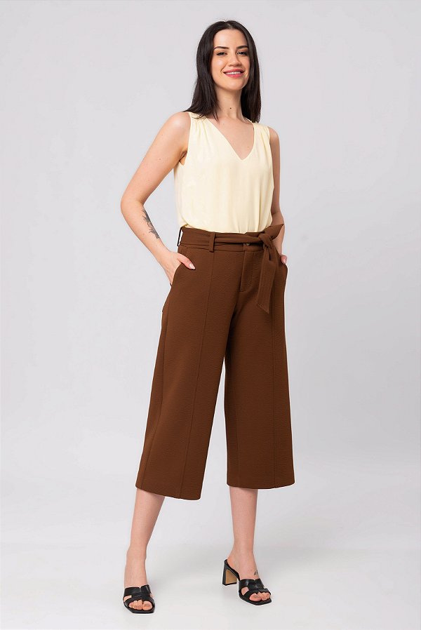 CALÇA VALERY COFFEE