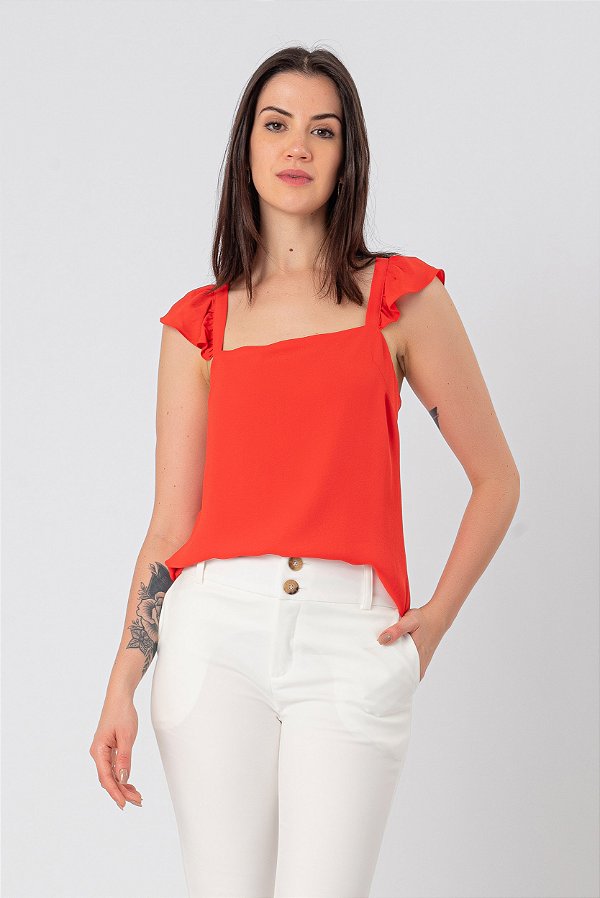 REGATA EMILIA PETIT CREPE VERMELHA