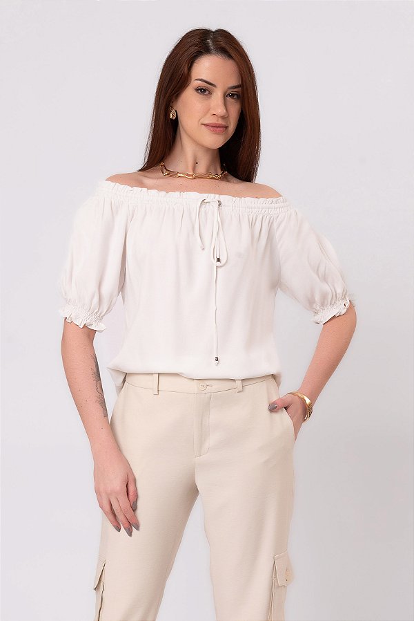 BLUSA LILIAN OFF WHITE