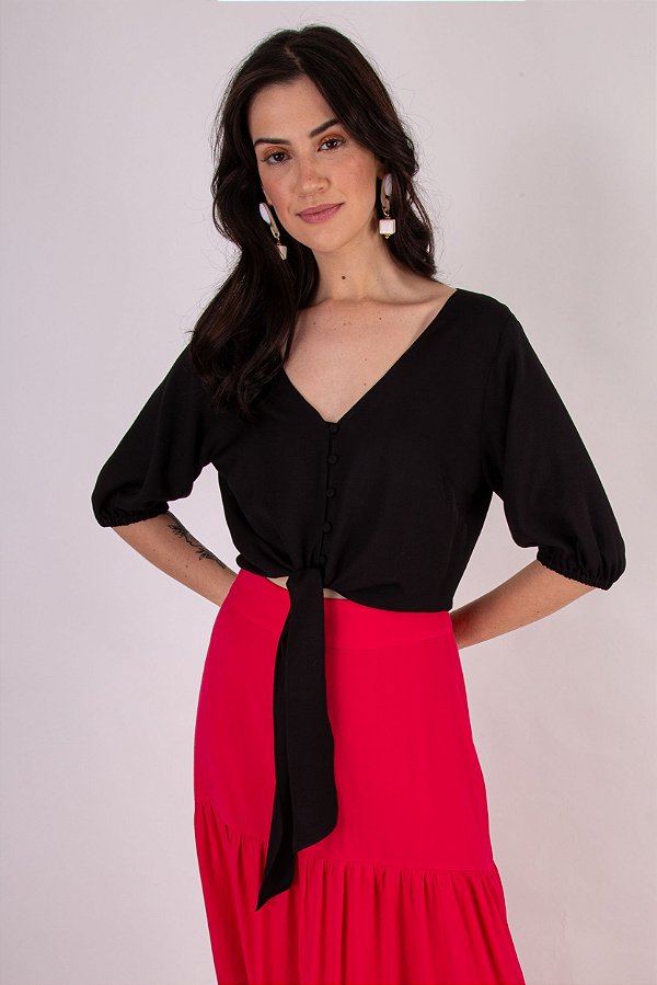 BLUSA FABIOLA PRETO