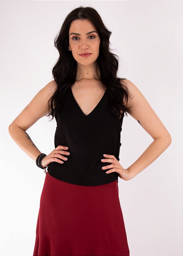 REGATA SUEDE ISABELLA PRETO