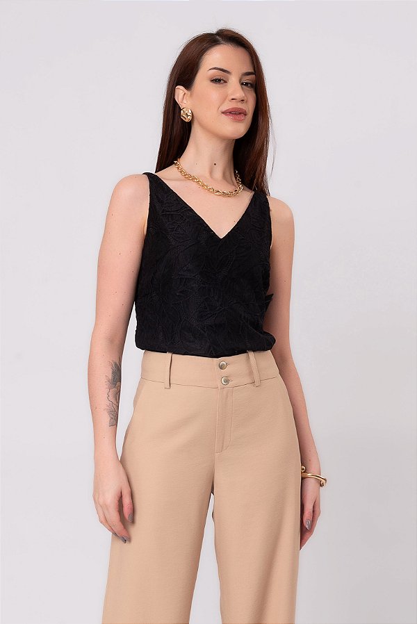 BODY RENDA MEL PRETO