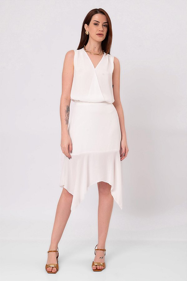 SAIA MIDI GISELLE OFF WHITE