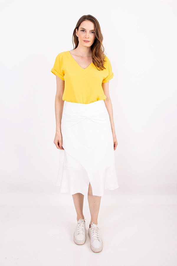 SAIA MIDI BECA OFF WHITE