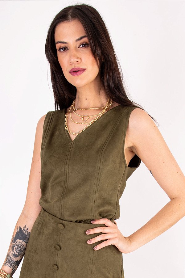 REGATA SUEDE CRIS MILITAR