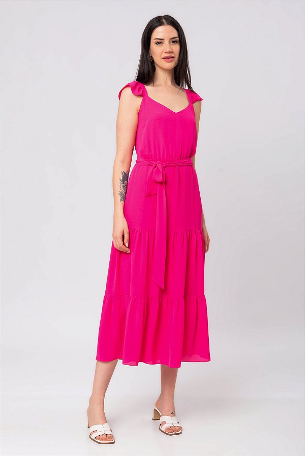 VESTIDO CATHERINE CREPE PINK