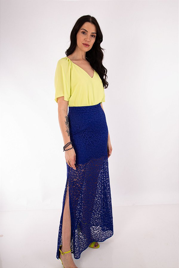 SAIA LONGA KATE  AZUL