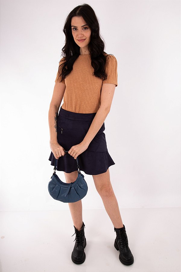 SAIA SUEDE MAX - MARINHO