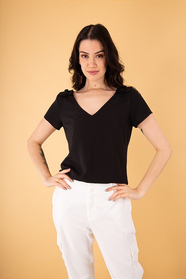 BLUSA DIANA - PRETO