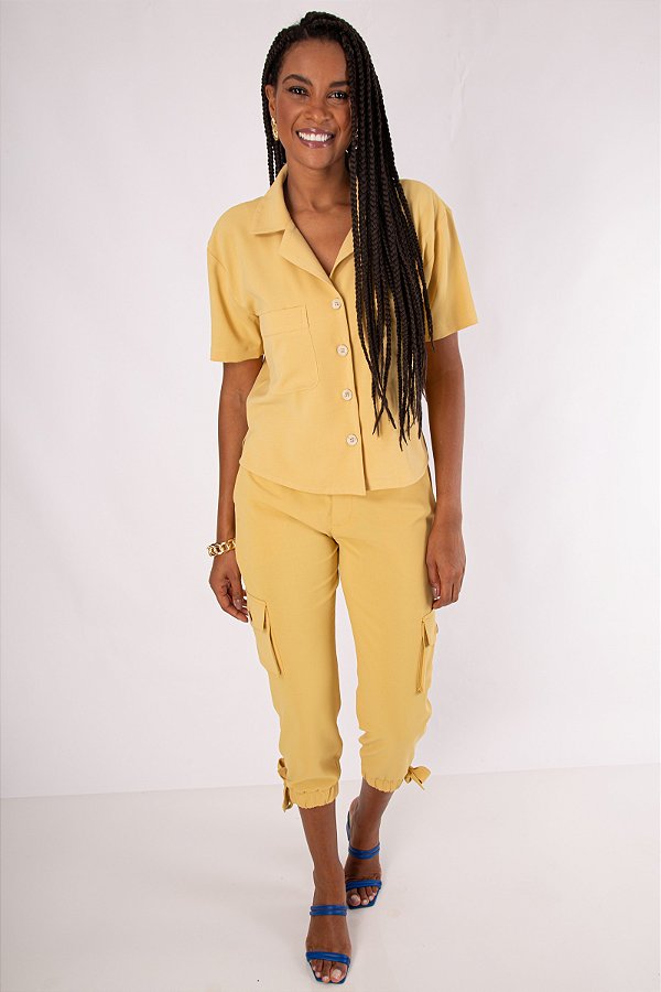 CALÇA JOGGER MARIANA PALHA