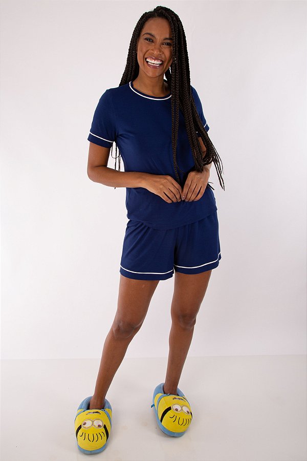 SHORT LUANA AZUL MARINHO