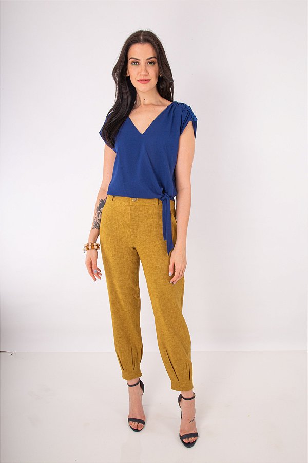 CALÇA JOGGER ANA CLARA GOLD