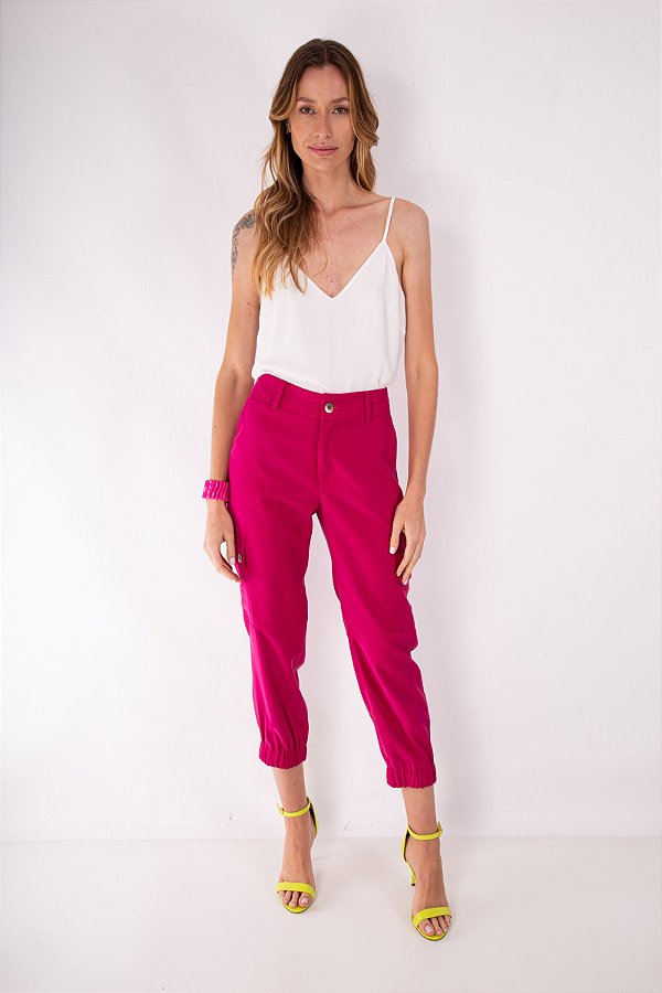 CALÇA UTILITÁRIA PRINCESS PINK