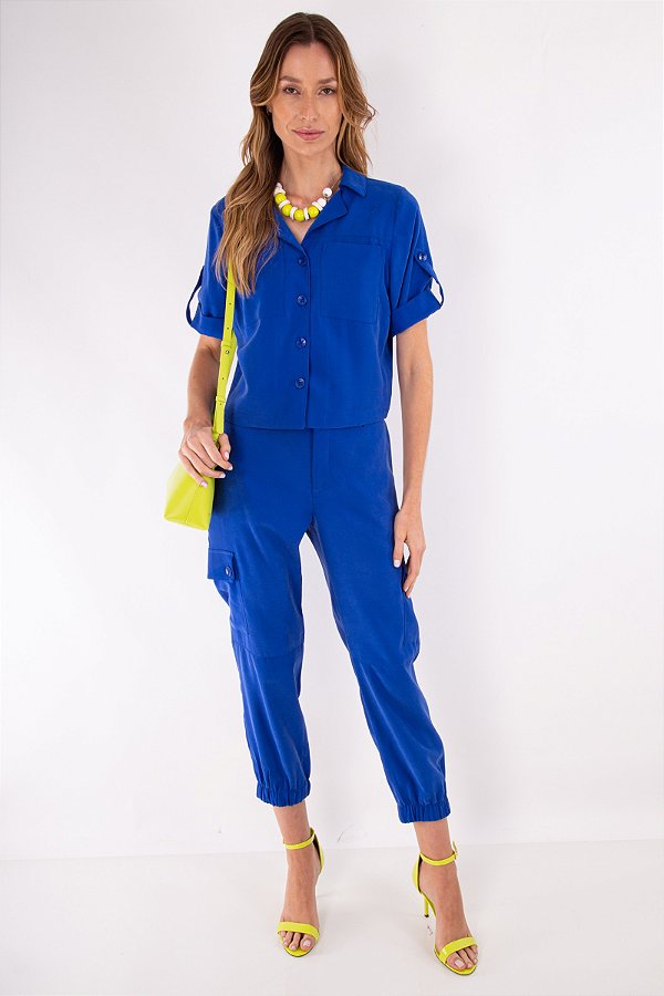 CAMISA AMANDA MYKONOS BLUE