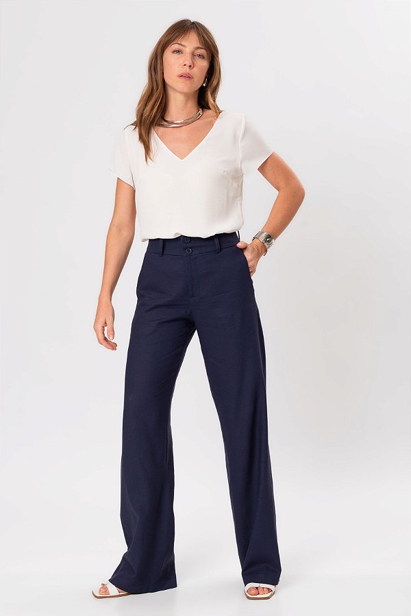 BLUSA DEC. V MEGAN OFF WHITE