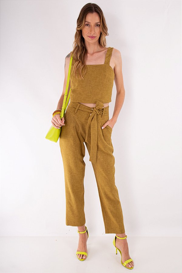 CALÇA ANA CLARA GOLD