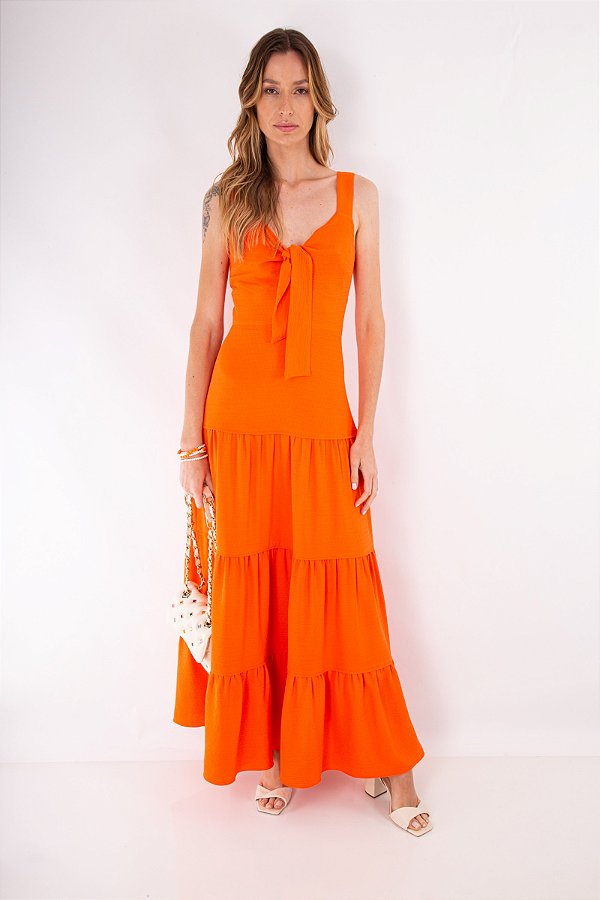 VESTIDO LONGO CORAL LUCIANA