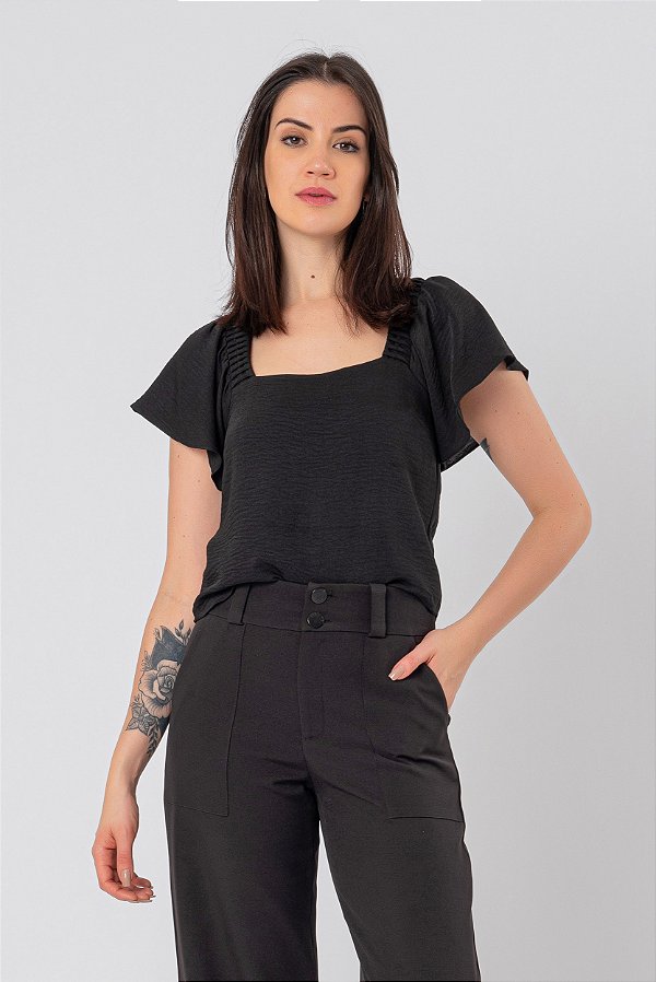 BLUSA JOANA - PRETO