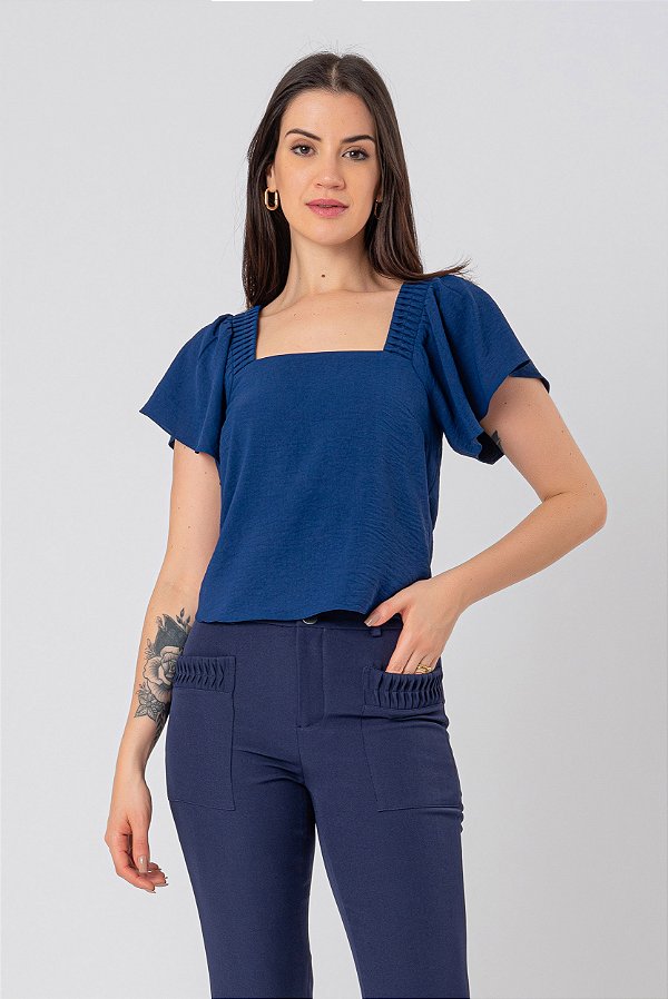BLUSA JOANA - MARINHO