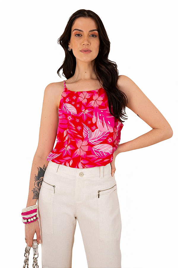 REGATA FEMININA ESTAMPADA JULIA