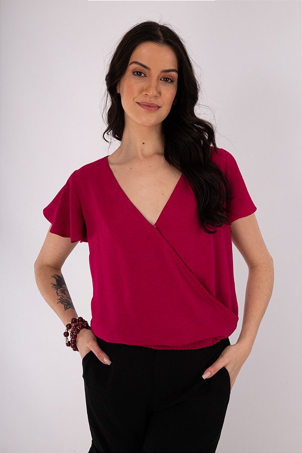 BLUSA CREPE JULIANA PINK