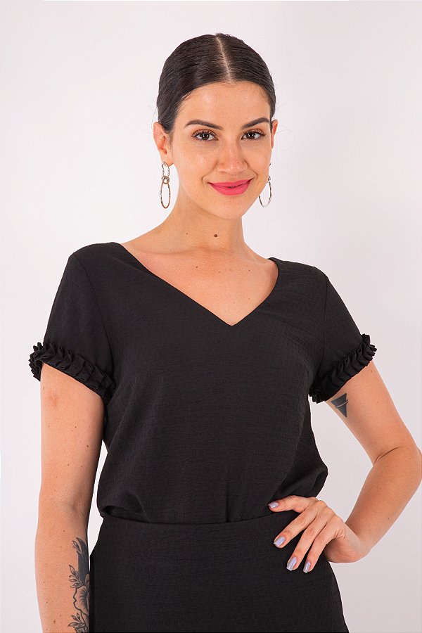 BLUSA LUCIANA PRETO